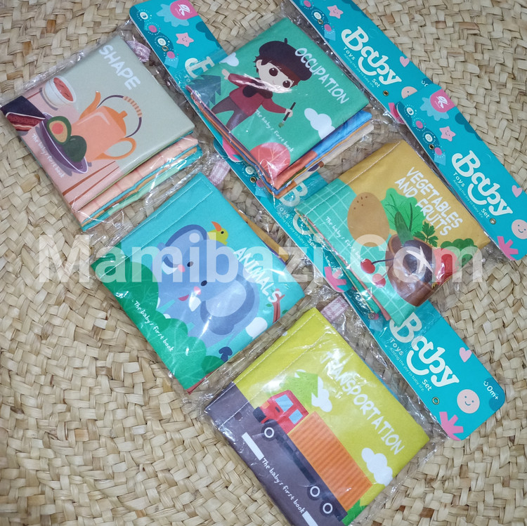 کتاب پارچه ای وارداتی خش خشی