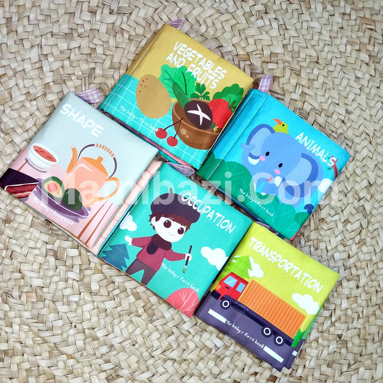 کتاب پارچه ای وارداتی خش خشی