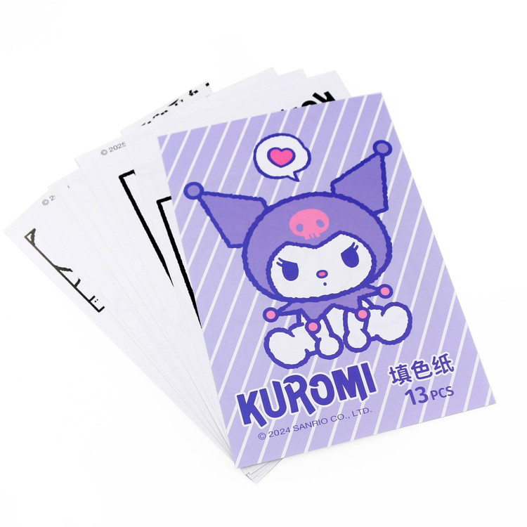 ست تحریر ۱۶۰ تکه چمدانی کرومی ساندریو اورجینال | Kuromi Stationery Set