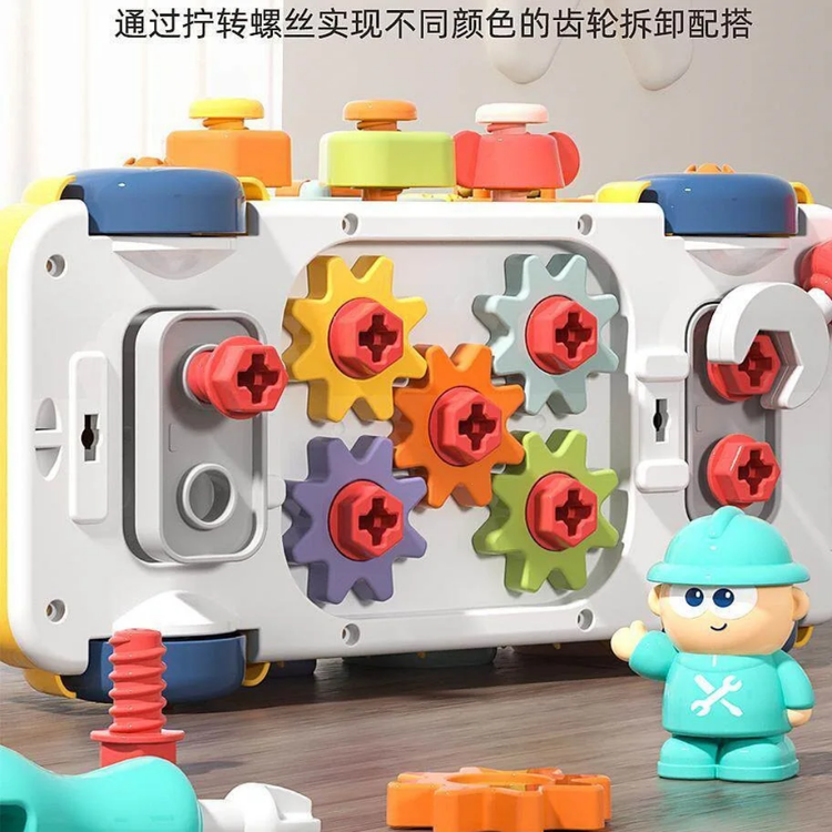 اسباب بازی ماشین ابزار قابل تفکیک کودک برند sobebear آیتم YL517بیزی کار و ماشین ابزار Sobebear
