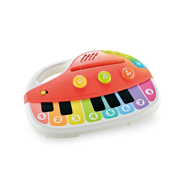 ارگ اسباببازی موزیکال کودک مدل Baby Musician با نور و کلیدهای آهنگ